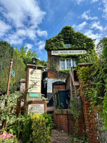 Outside view of a traditional country pub