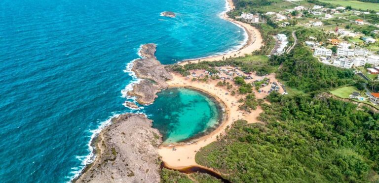 Aerial view of Mar Chiquita Beach