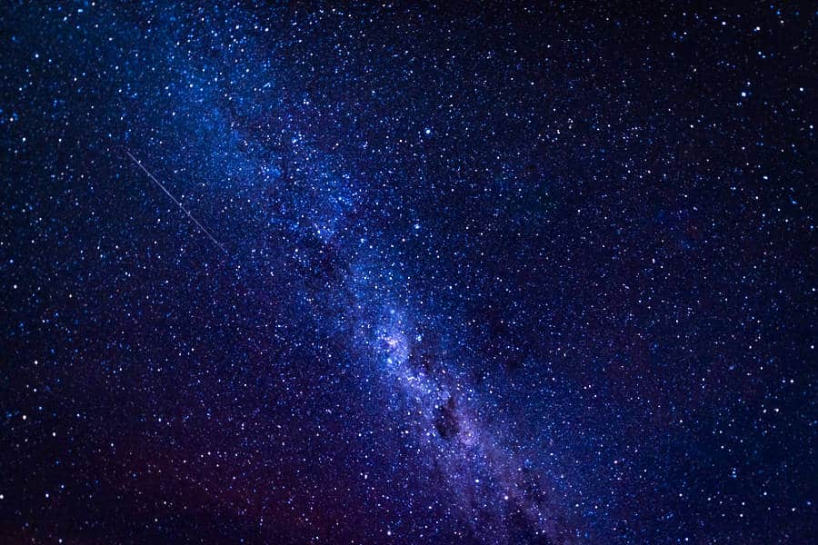 View of the Milky Way full of stars at night