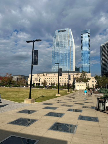 View at the Music City Walk of Fame