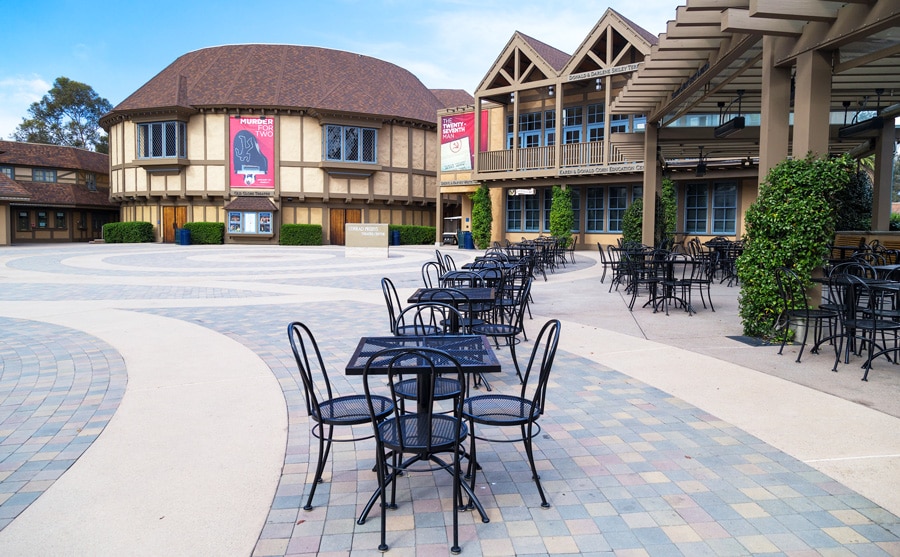 View of the old globe theatre in Balboa Park