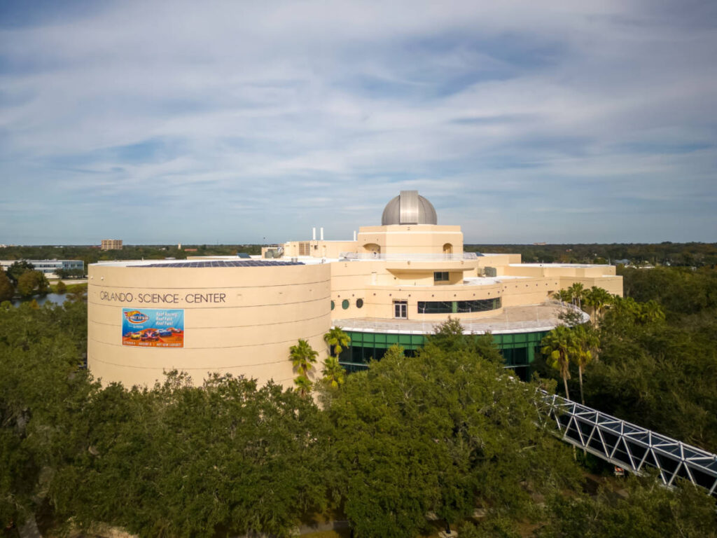 Overlooking view of The Orlando Science Center