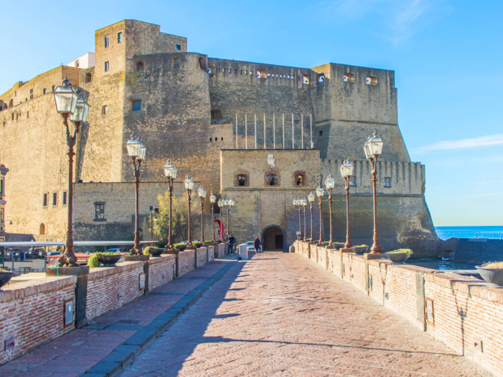 View of the walkway into Ovo Castle