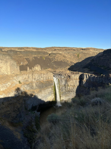 Overlooking view of The Palouse Falls