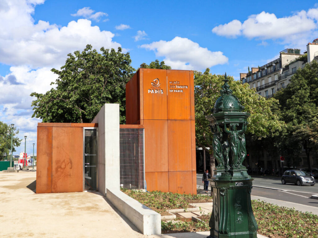 View of the entrance to the Paris Sewer Museum
