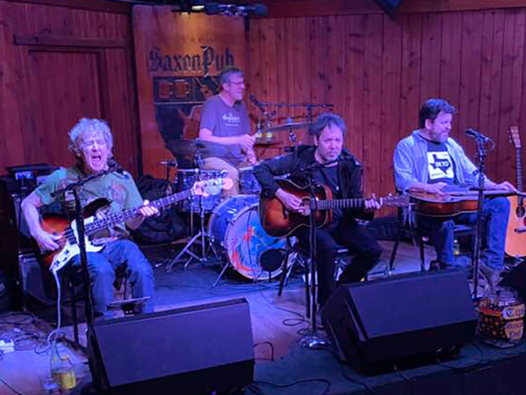 The Resentments performing at the Saxon Pub