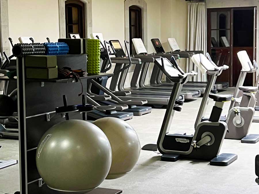 Gym equipment in The Rosewood