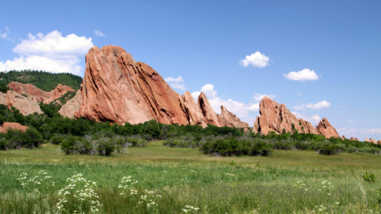 Scenic view at the Roxborough State Park