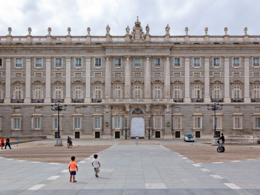 Facade of the Royal Palace of Madrid
