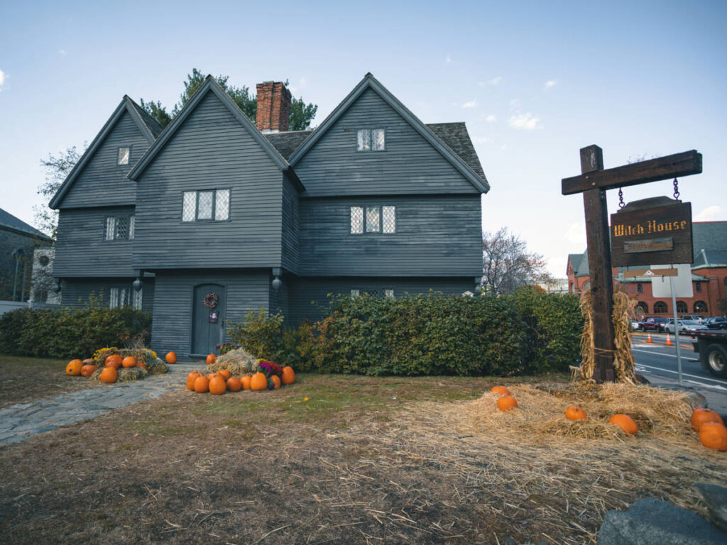 Outside view of The Salem Witch House
