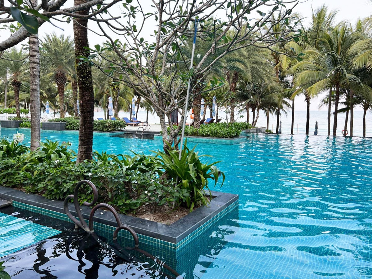 View from The Sand Pool of the hotel