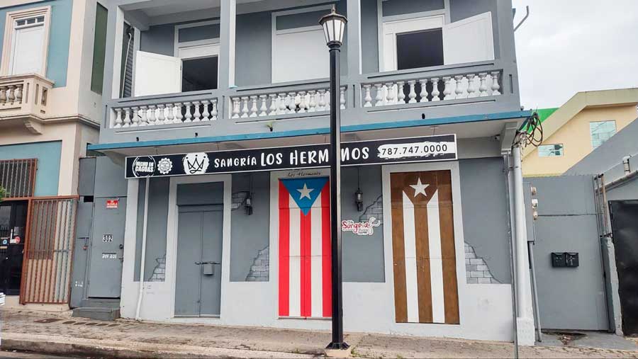The Sangria Factory in Caguas from the outside