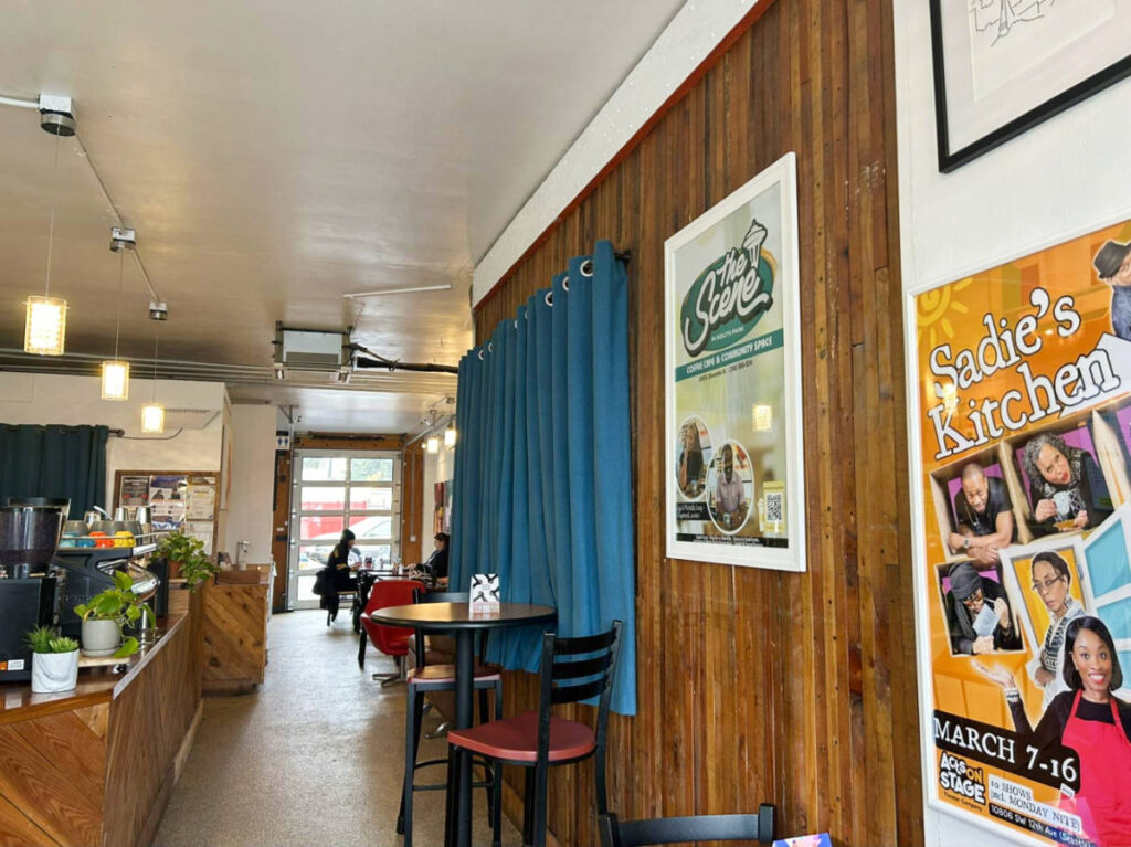 View of the interior inside the The Scene in South Park