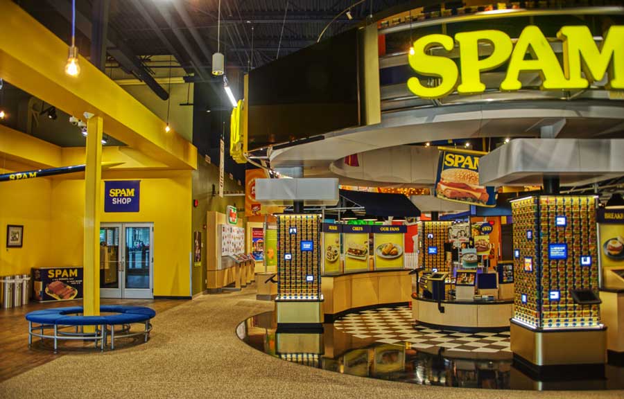 View inside The Spam Museum