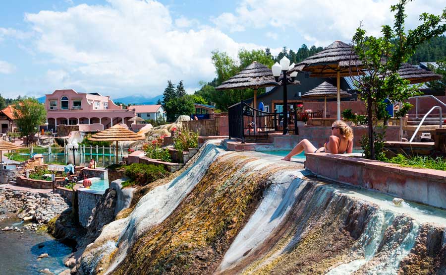 A woman relaxing and enjoying her day in The Springs Resort and Spa