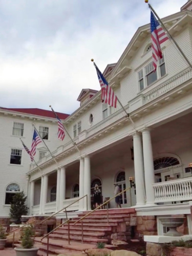 Outside view of The Stanley Hotel