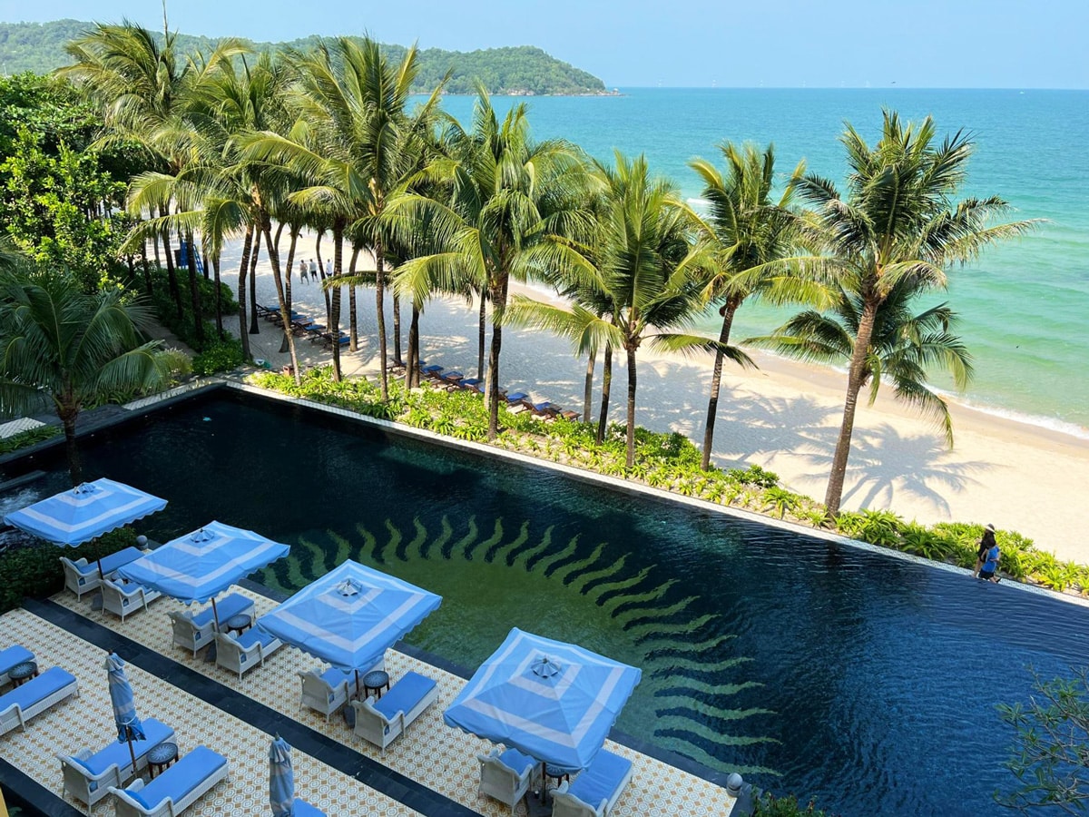 Overlooking view at The Sun Pool