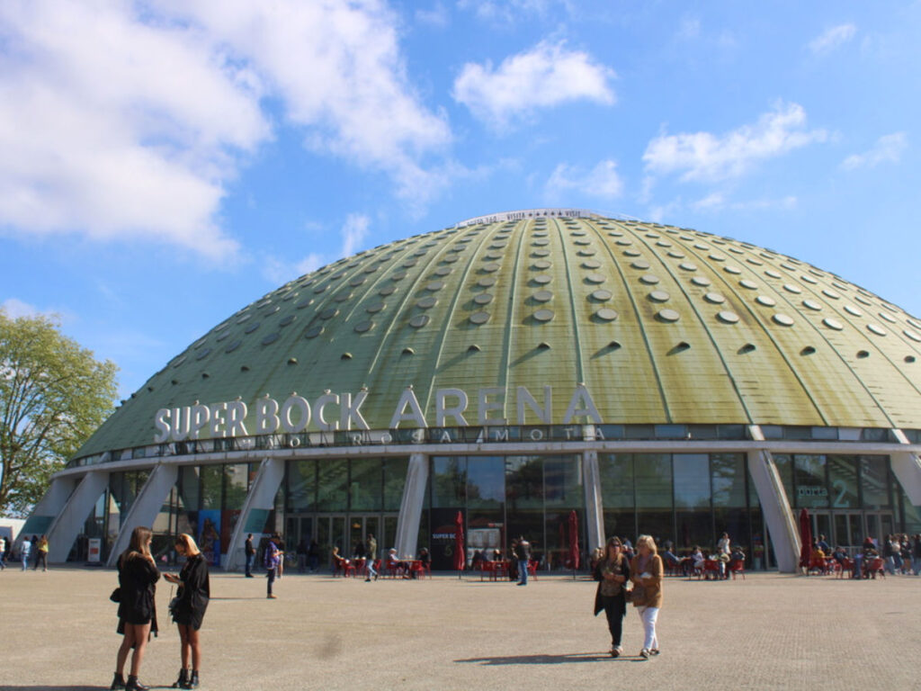 View outside the Super Bock Arena