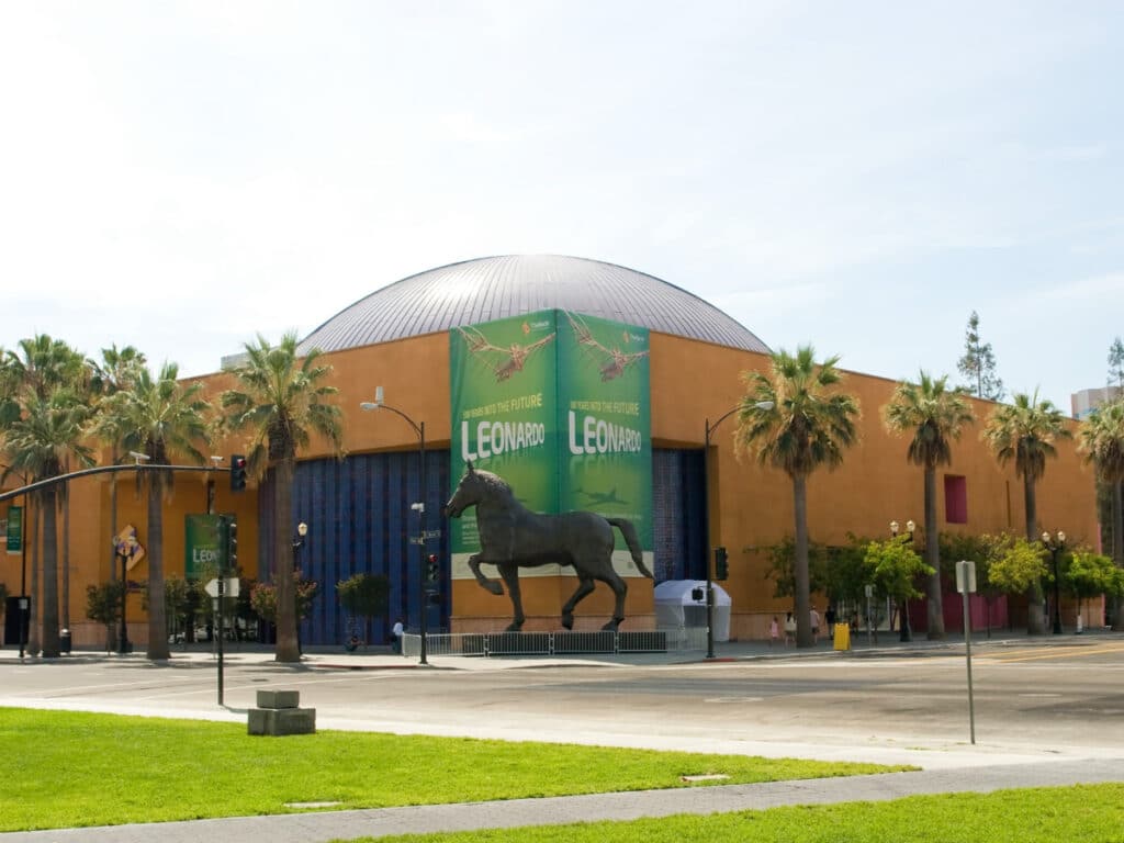 Exterior view of The Tech Interactive museum in California
