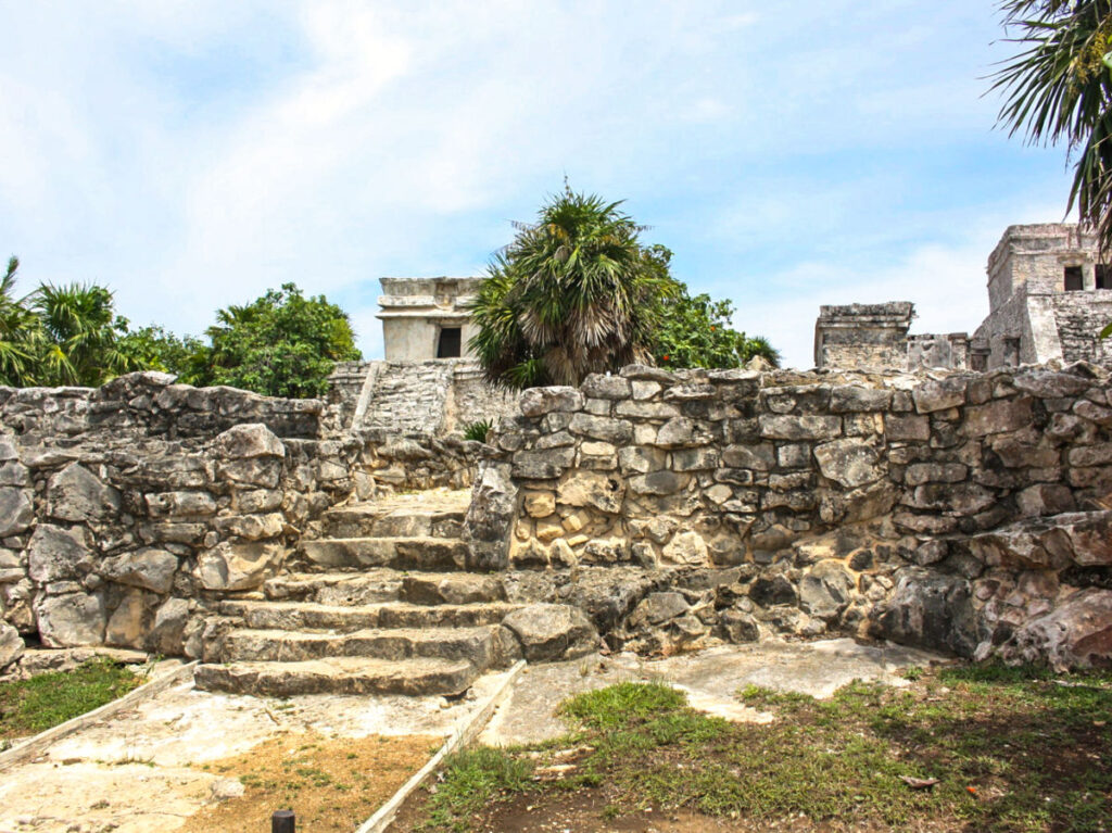 View of a section of The Tulum Ruins