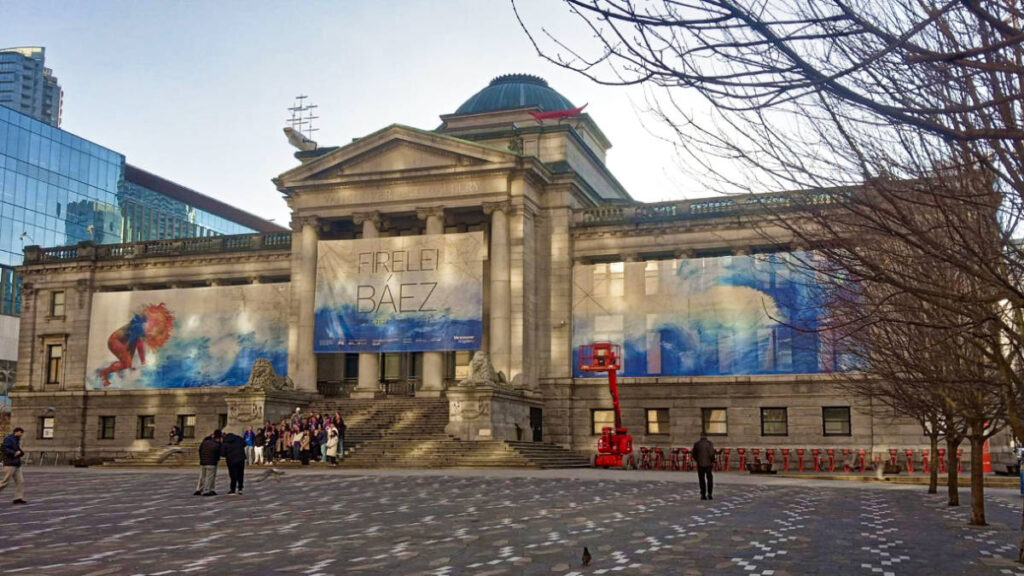 Exterior view of The Vancouver Art Gallery