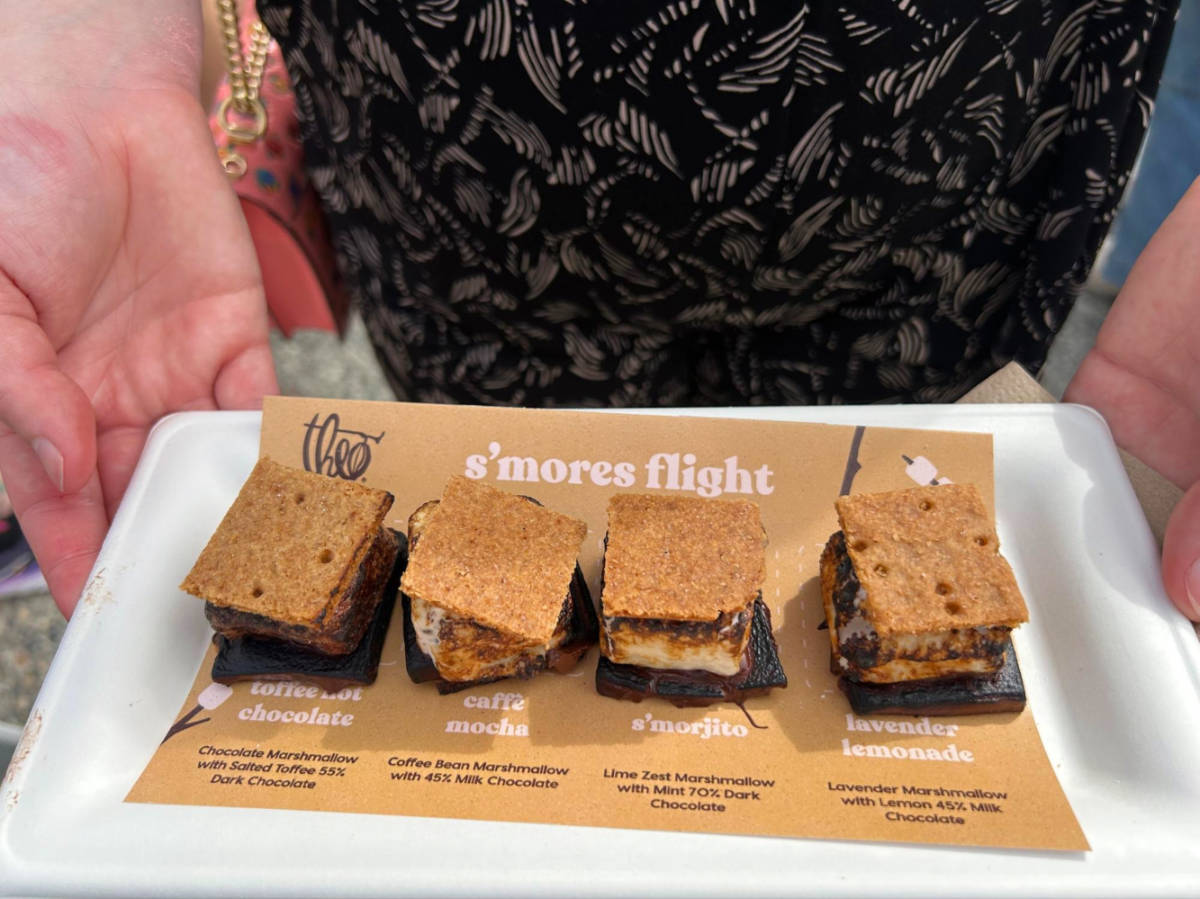 A plate of Theo S’mores flight during the Fremont Solstice Fest