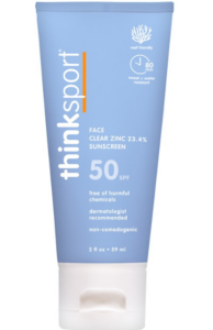Thinksport Clear Zinc Active Face Sunscreen