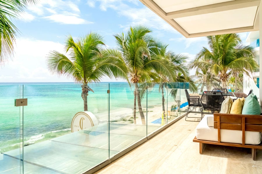 View from the Thompson Beach House Balcony