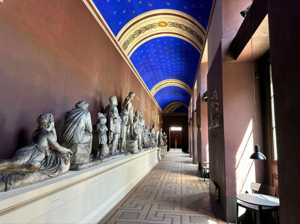 Statues and blue ceilings Thorvaldsens Museum, Copenhagen