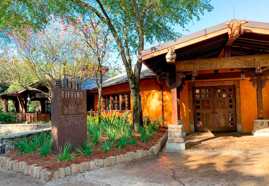 The Tiffins Restaurant from the outside