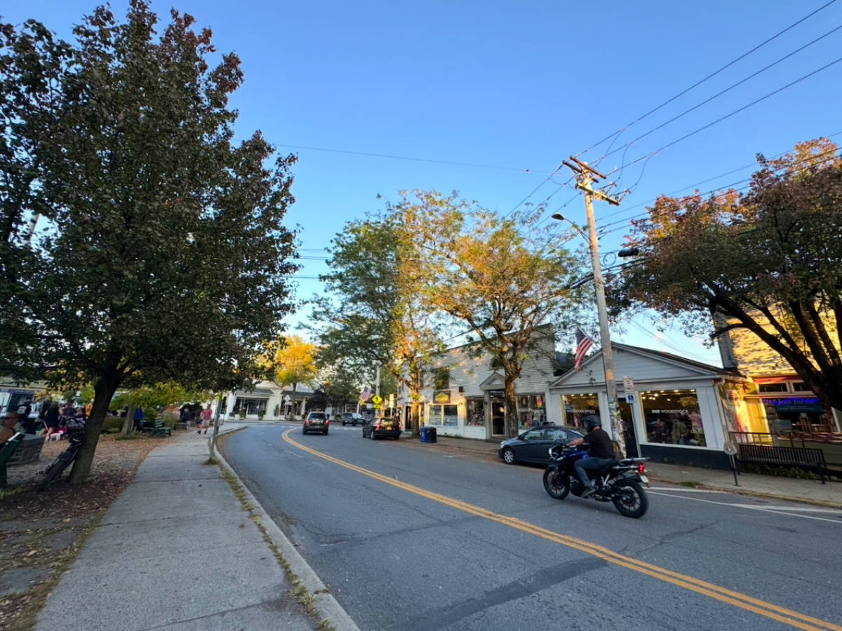 View of the Tinker Street in Woodstock
