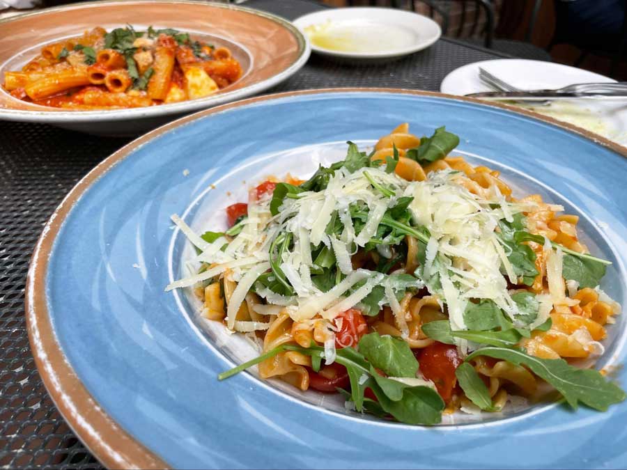 Dishes from Topo Gigio Ristorante