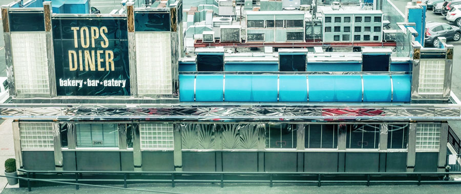 View of the Tops Diner