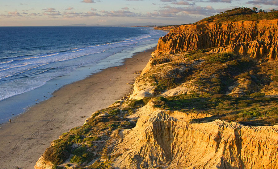 Scenic view of the California coastline