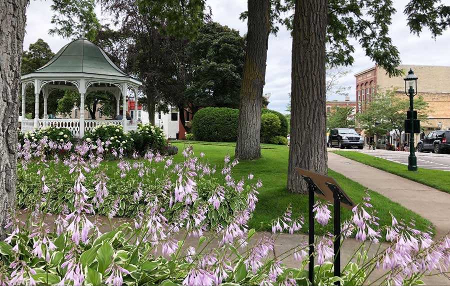 View from the town of Petoskey in Michigan