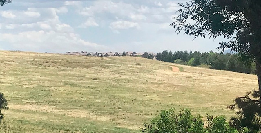 A hiking trail in Highlands Ranch
