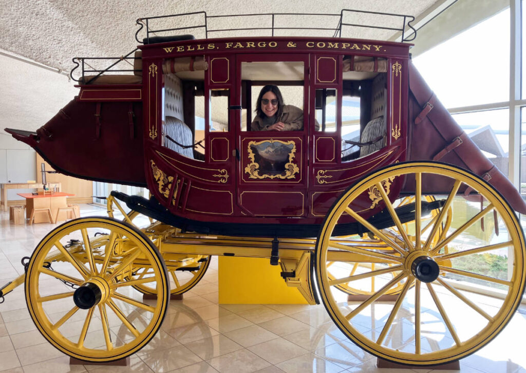 The author, Meg O'Connor at the Cowboy Museum in Oklahoma City