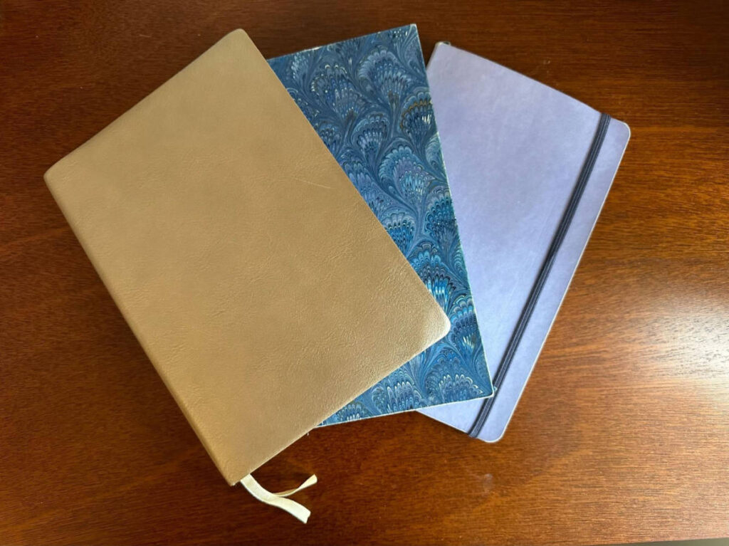 Travel journal notebooks of Lea Rose Allbaugh, Travel Lemming editor