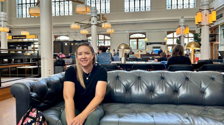 Travel Lemming author Laura at The Crawford Hotel