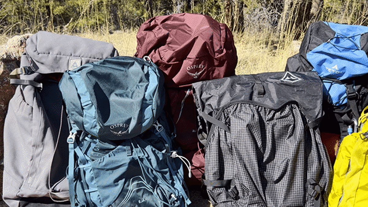 View of Travel Lemming's best backpacking backpacks picks