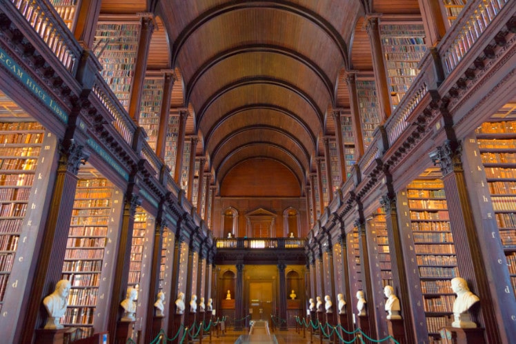 Books at the Trinity College Library