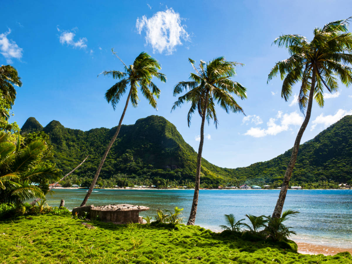 Picturesque view of the American Samoa National Park on Tutuila Island
