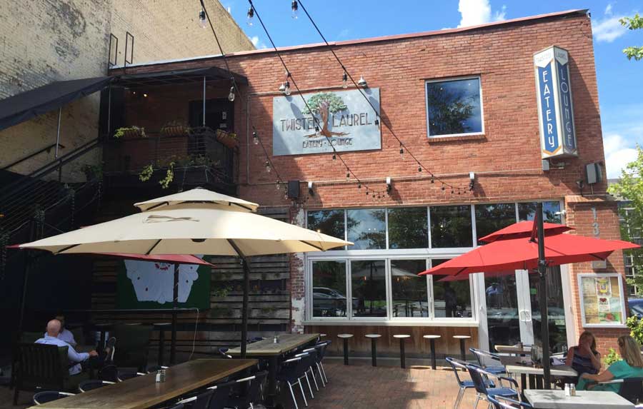 The Twisted Laurel from the outside