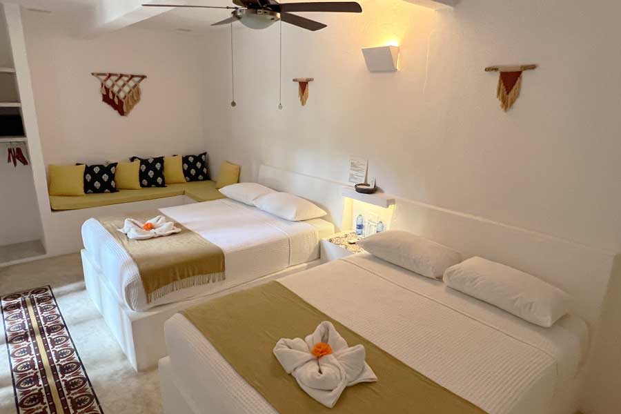 Two bed on a room in Kin Ha Tulum