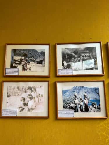 Old photographs displayed at Tzunun’Ya Museum