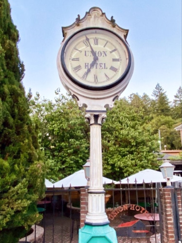 View of the Clock Tower in Union Hotel