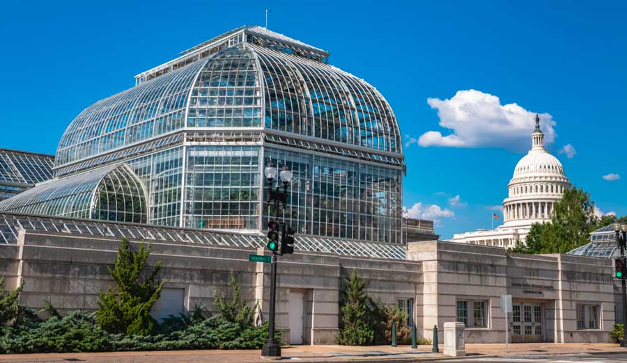 The United States Botanic Garden from the outside