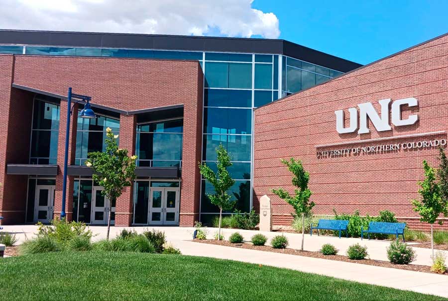 The University of Northern Colorado from the outside