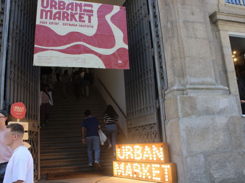 View of the entrance to Urban Market