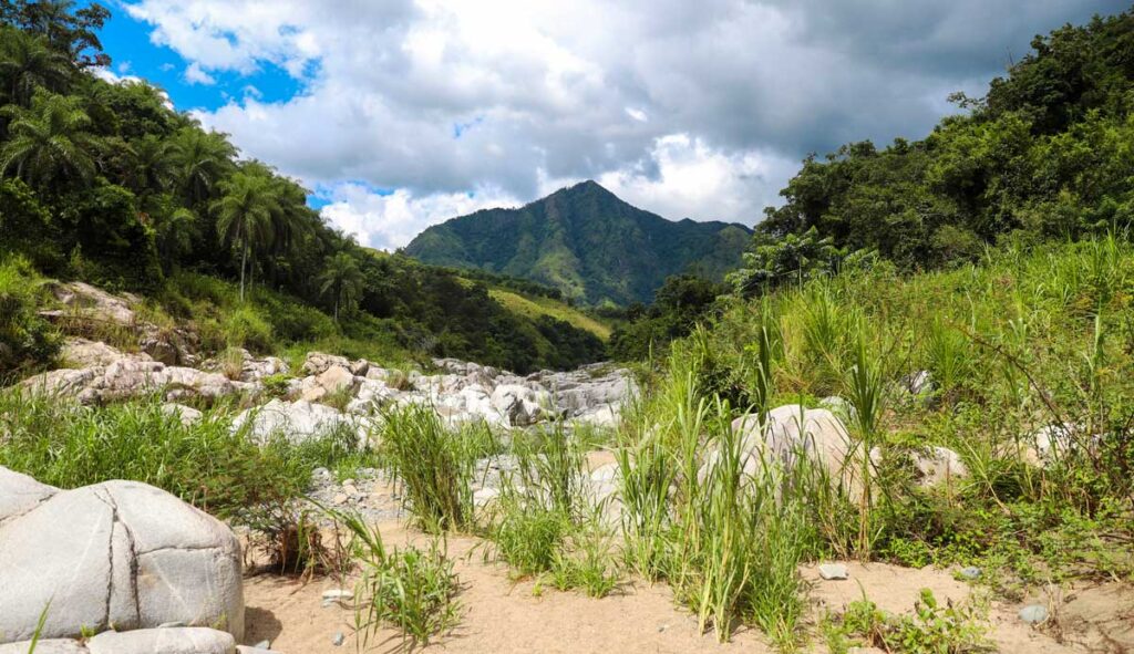 View of white rocks in Utuado, Puerto Rico